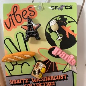 Paris Crocs Jibbitz Wanderlust